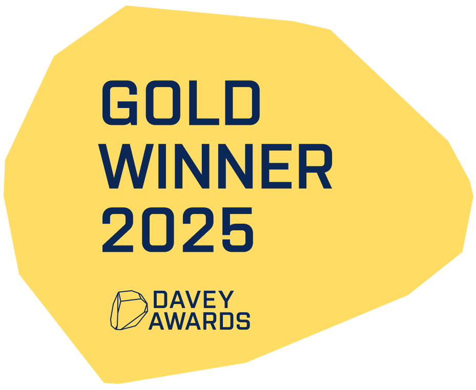 Davey Awards Gold Winner Site Bug 2025